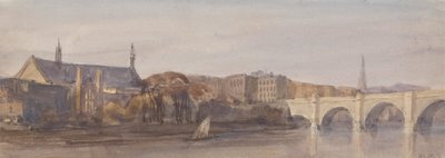 Lambeth'ten Westminster Hall ve Bridge'in görünümü by Thomas Hollis