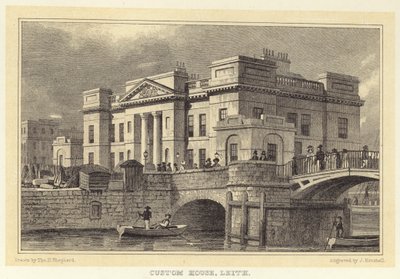 Özel Ev, Leith (gravür) by Thomas Hosmer (after) Shepherd