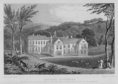 Goulson, Devonshire (gravür) by Thomas Hosmer (after) Shepherd