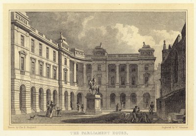 Parlamento Binası (gravür) by Thomas Hosmer (after) Shepherd