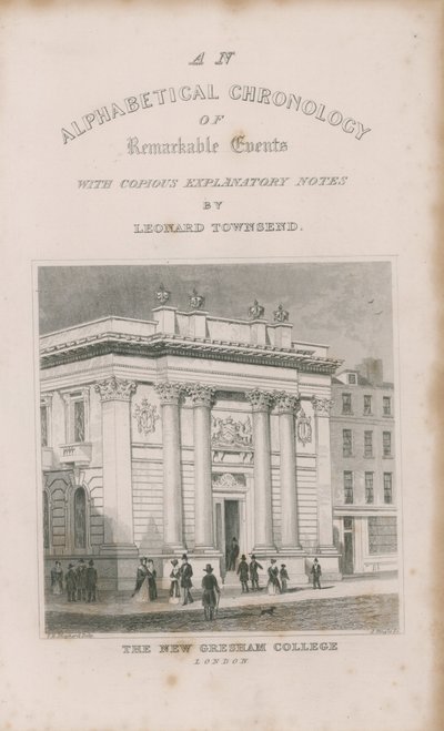 Olağanüstü Olayların Alfabetik Kronolojisi by Thomas Hosmer Shepherd