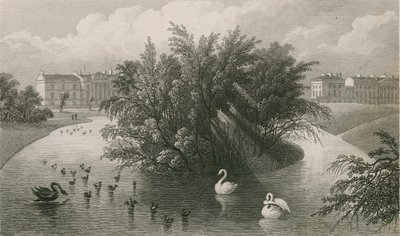 Gölde bir ada ve Cornwall ve Clarence Terrace, Regent