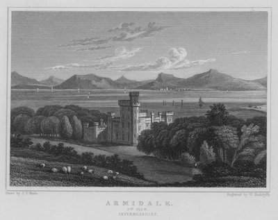 Armidale, 2. Görünüm, Invernesshire (gravür) by Thomas Hosmer Shepherd