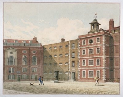 Bridewell, Londra Şehri, 1821 by Thomas Hosmer Shepherd