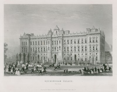 Buckingham Sarayı by Thomas Hosmer Shepherd