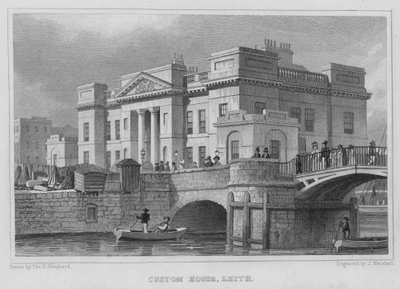 Özel Ev, Leith (gravür) by Thomas Hosmer Shepherd