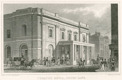 Drury Lane Theatre, London  by Thomas Hosmer Shepherd