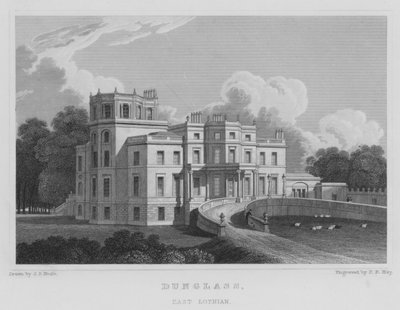 Dunglass, Doğu Lothian (gravür) by Thomas Hosmer Shepherd