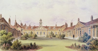 Emanuel Hastanesi, Tothill Fields, 1850 by Thomas Hosmer Shepherd