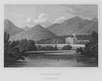 Faskally, Perthshire (gravür) by Thomas Hosmer Shepherd