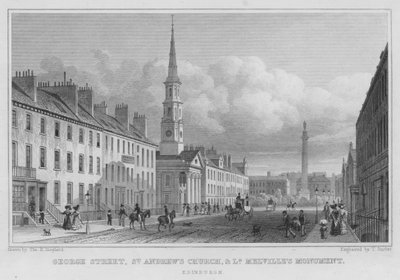 George Street, St Andrew Kilisesi ve Lord Melville