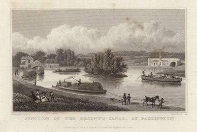 Regent Kanalının Kavşağı by Thomas Hosmer Shepherd