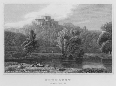 Kenmount, Dumfriesshire (gravür) by Thomas Hosmer Shepherd