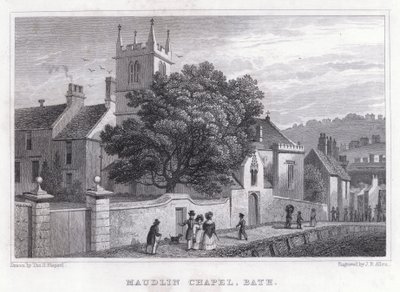 Maudlin Şapeli, Hamam (gravür) by Thomas Hosmer Shepherd