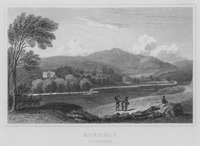 Murthly, Perthshire (gravür) by Thomas Hosmer Shepherd
