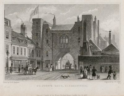 Aziz John Kapısı, Clerkenwell by Thomas Hosmer Shepherd