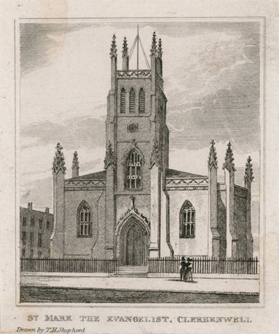 Aziz Mark Kilisesi, Clerkenwell by Thomas Hosmer Shepherd