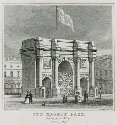 Mermer Kemer, Buckingham Sarayı by Thomas Hosmer Shepherd