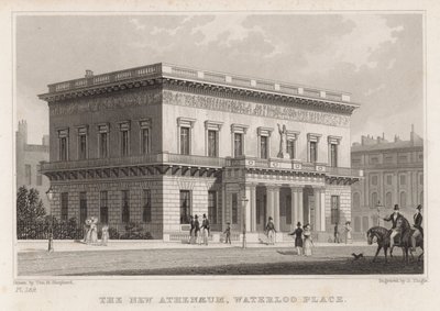 Yeni Athenaeum, Waterloo Place, Londra by Thomas Hosmer Shepherd