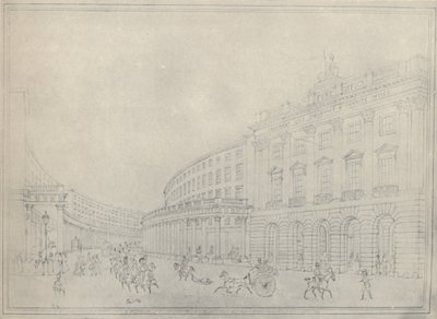 Çeyrek, Regent Caddesi, 1822, 1920 by Thomas Hosmer Shepherd