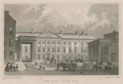 Kraliyet Darphanesi, Tower Hill, Londra by Thomas Hosmer Shepherd
