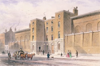 Whitecross Sokak Hapishanesi, 1850 by Thomas Hosmer Shepherd