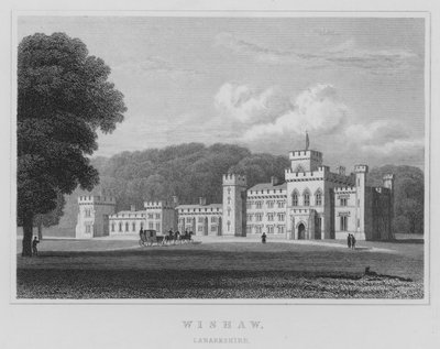 Wishaw, Lanarkshire (gravür) by Thomas Hosmer Shepherd