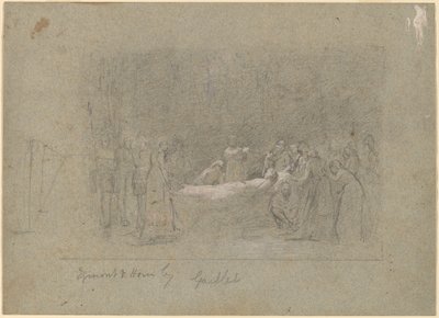 Egmont ve Hoorn by Thomas Hovenden after Bernard Gaillot