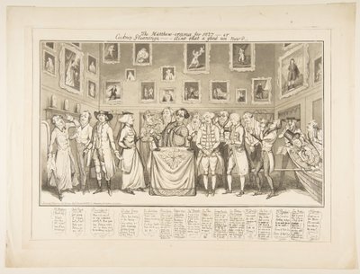 1827 için Matthew-orama-ya da Cockney Gleanings,-Şu anda iyi değil mi, 26 Mart 1827. by Thomas Howell Jones