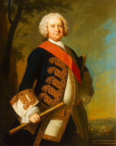 Amiral Sir Peter Warren (1703-1752) by Thomas Hudson
