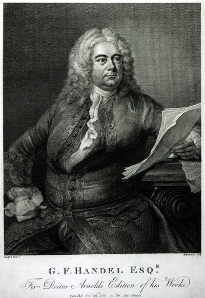 George Frederick Handel (1685-1759), William Bromley (1769-1842) tarafından Doktor Arnold