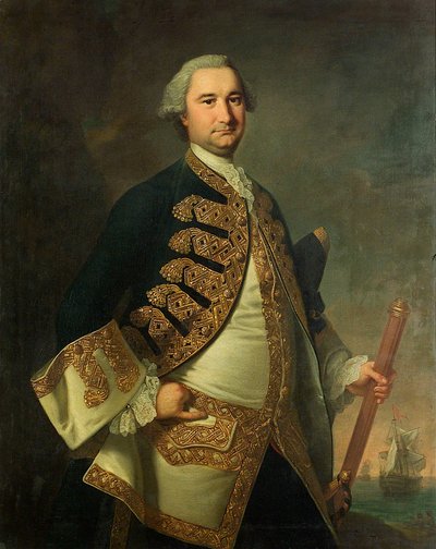 Tuğamiral Richard Tyrrell (1716/7-1766) by Thomas Hudson
