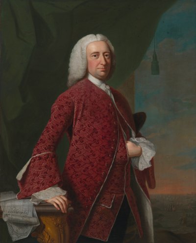 William Shirley, 1750. by Thomas Hudson