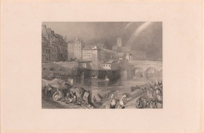 Belediye Binası ve Pont d'Arcole by Thomas Jeavons