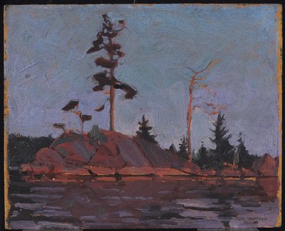 Algonquin Park, 1916 (kompozit odun hamuru tahtası üzerinde yağ) by Tom Thomson