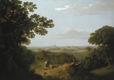 Napoli yakınlarındaki Camaldolese Manastırı'ndan Campi Flegrei'nin görünümü by Thomas Jones