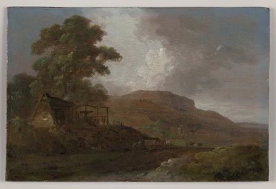 Kurşun Madenleri ile Galler Manzarası by Thomas Jones