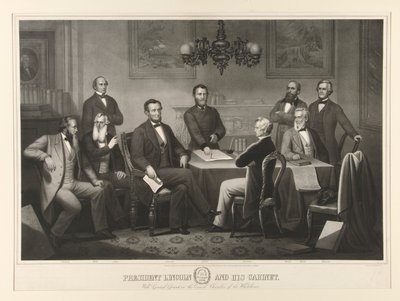 Başkan Lincoln ve Kabinesi by Thomas Kelly