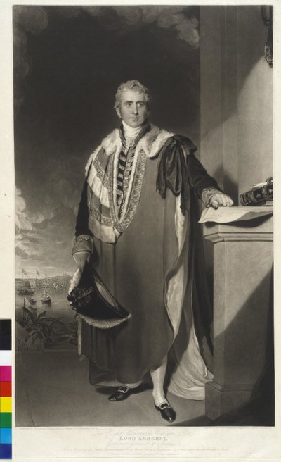 1. Earl Amherst Amherst by Thomas Lawrence