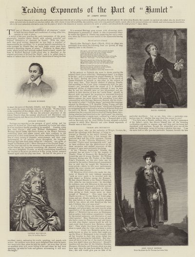 Hamlet Kısmının Önde Gelen Üsleri by Thomas Lawrence