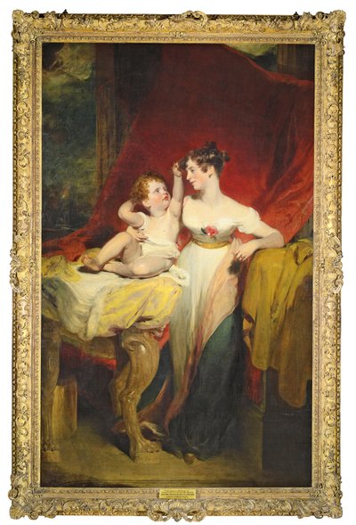 Anne, Vikontes Pollington, daha sonra Mexborough Kontesi (ö. 1870), oğlu John Charles (1810-99), daha sonra Mexborough 4. by Thomas Lawrence