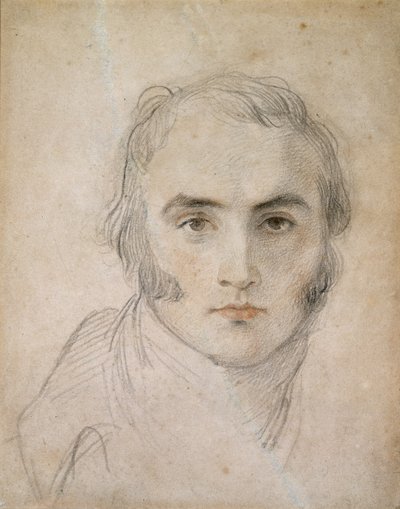 Otoportre, 18. yüzyıl (kağıt üzerinde tebeşir ve klozet) by Thomas Lawrence