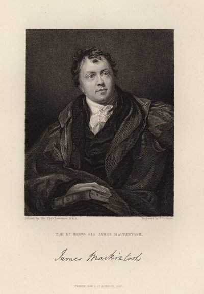 Çok Saygıdeğer Sir James Mackintosh by Thomas Lawrence
