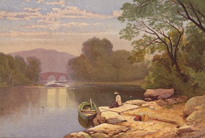 Killarney Gölleri, Eski Bent Köprüsü (renkli taş) by Thomas Leeson the Elder Rowbotham