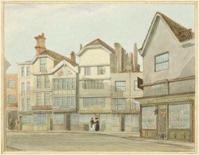 Peter Caddesi (kağıt üzerine sulu boya) by Thomas Leeson the Elder Rowbotham
