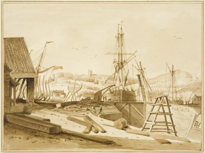 Batı Wapping İskelesi by Thomas Leeson the Elder Rowbotham