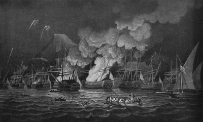 Cebelitarık Savunması, c1785 by Thomas Luny
