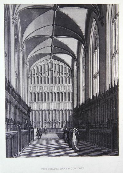 Yeni Kolej Şapeli by Thomas Malton Jnr.