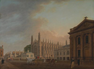 Kral Geçit Töreni, Cambridge by Thomas Malton the Younger