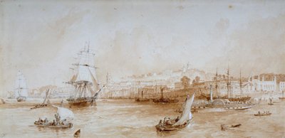Gravesend, Kent, c1830 by Thomas Mann Baynes